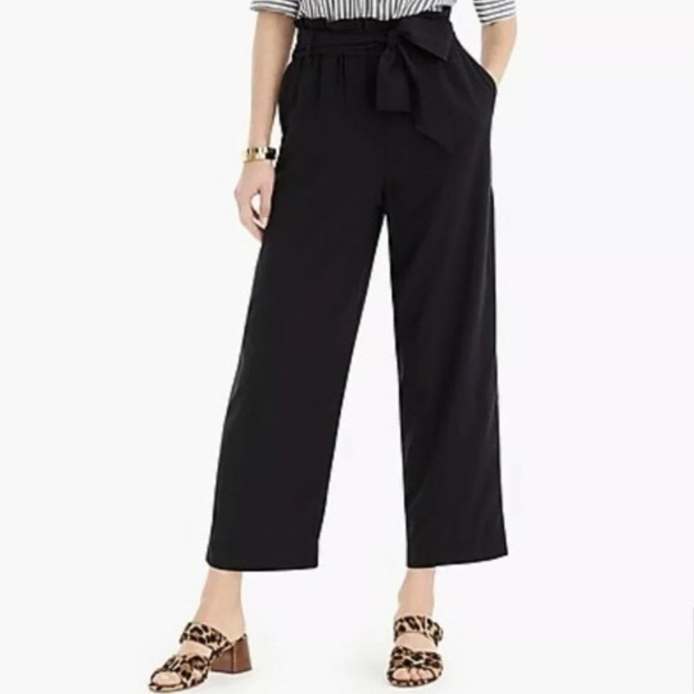 Point Sur Wide Leg Cropped Paper Bag Pants